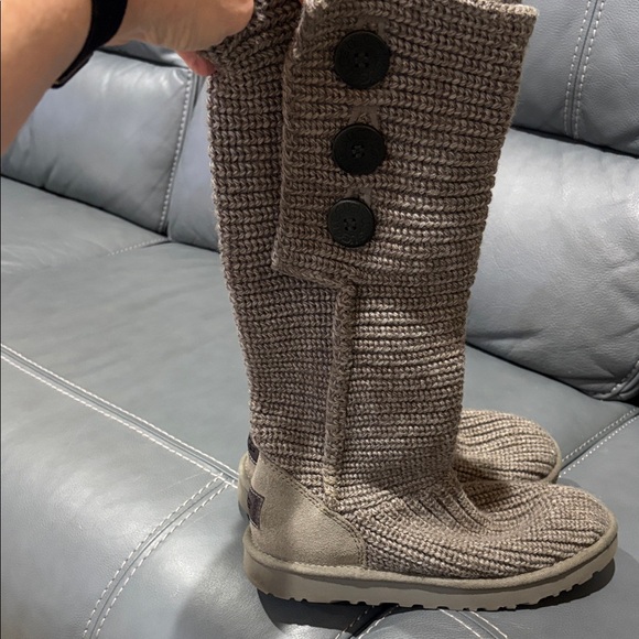 UGG Shoes - UGG Classic Cardy Knit Button Boots -